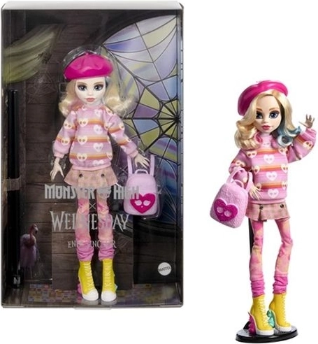 Monster High bábika Enid Sinclair inšpirovaná seriálom Wednesday
