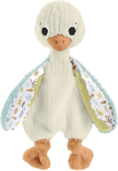 Zmyslová plyšová hus Fisher-Price pre bábätká