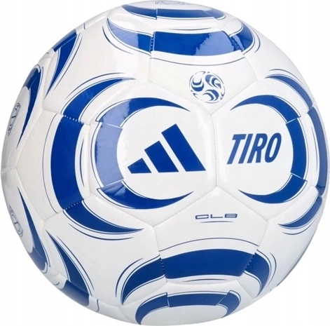 Adidas Tiro Club futbalová lopta bielo-modrá