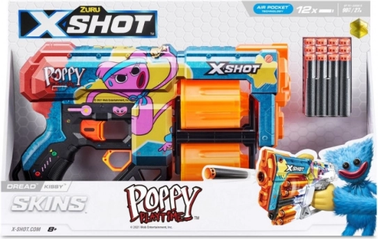 ZURU X-Shot Vystrelovač 12 Šípok Poppy Playtime