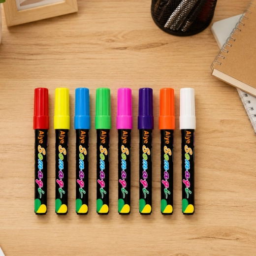 8 neónových farieb pre výrazné výsledky
