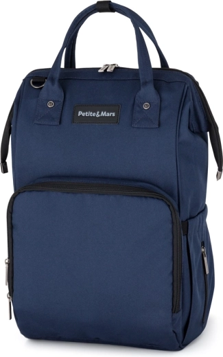 Prebaľovací batoh na kočík Petite&Mars Jackob Dark Blue