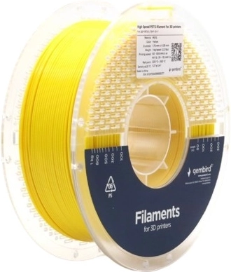 PETG vysokorýchlostný filament 1,75 mm 1 kg žltý