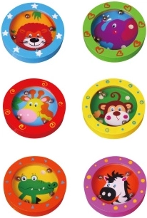 VIGA drevený labyrint so zvieratkami – vrecková balančná hra