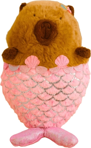 Trblietavý ružový chvostík s motívom šupín