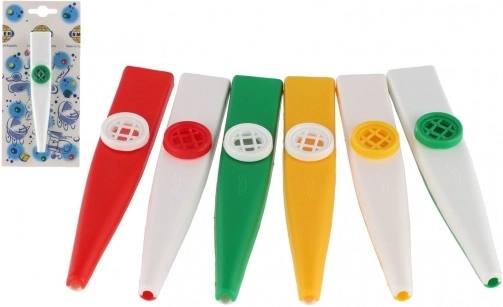 Plastové kazoo 12 cm – 4 farby