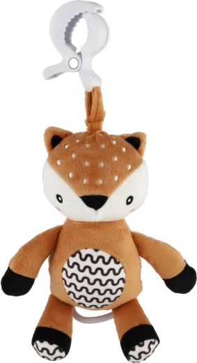 Mäkký plyš a kontrastné detaily pre zmyslový rozvoj