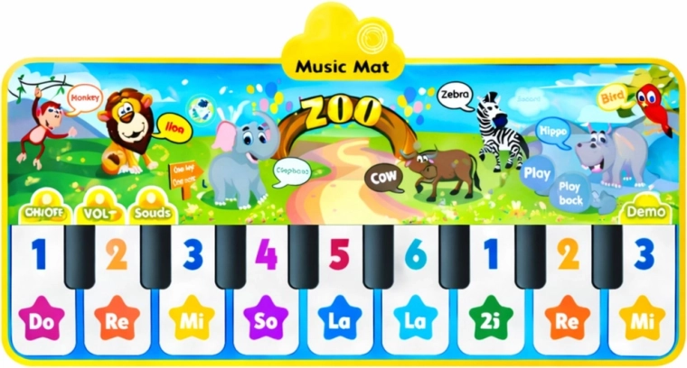 10 kláves a 10 melódií pre prvé hudobné krôčiky