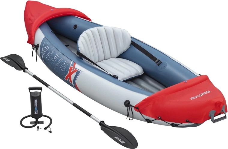 Pohodlie vďaka nafukovaciemu sedadlu a pevnému dnu