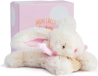 Doudou plyšový králik ružový 16 cm