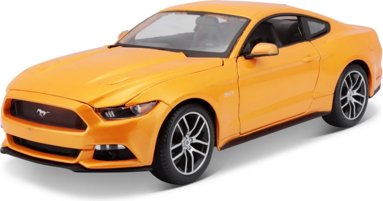 Maisto Ford Mustang GT 2015 kovový model oranžový 1:18