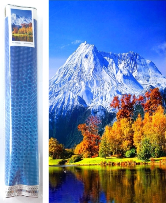 Diamantové maľovanie Jesenná krajina 80 × 40 cm