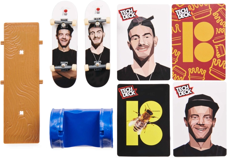 Dve pripravené fingerboardy na okamžitú jazdu