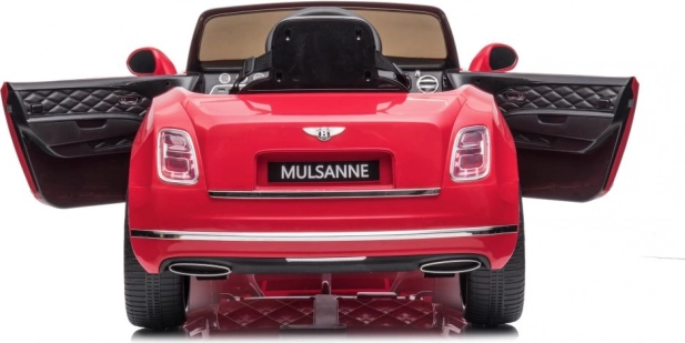 Elektrické autíčko Bentley Mulsanne pre deti – Červená