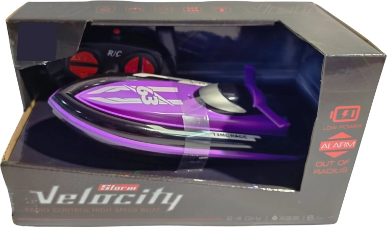 R/C rýchlostný čln Velocity 1:16 2,4 GHz purpurový