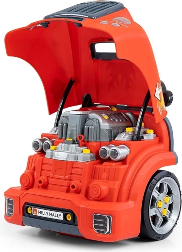 Otváracia kapota a realistický motor