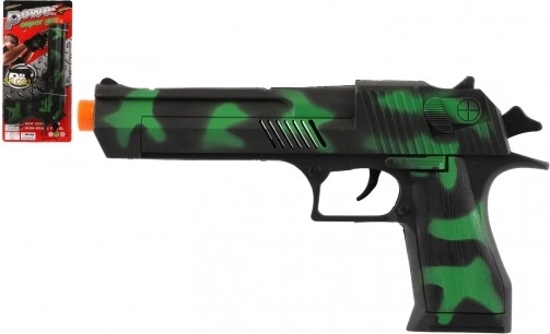 Plastová pištoľ so zotrvačníkom 23 cm