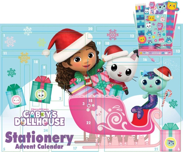 Papierenský adventný kalendár Gábi's Dollhouse