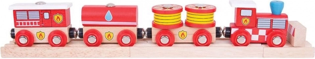 Veľký Požiarny Vlak Bigjigs Rail