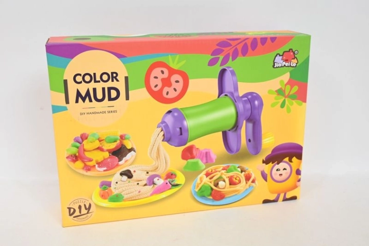 Color Mud DIY ručne vyrobená sada modelíny s lisom na cestoviny