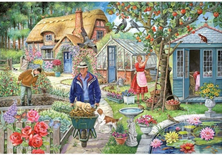 Puzzle V záhrade 1000 dielikov