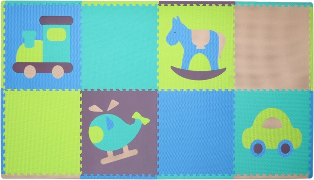 Penové puzzle chlapčenské hračky s okrajmi