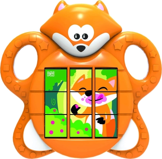 Interaktívne líščie puzzle pre deti s melódiami a zvukmi