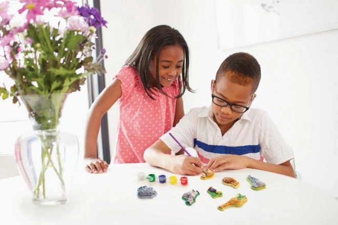 Vytvor a maľuj – safari magnety a odznaky