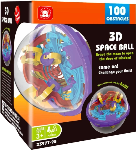 3D labyrint Vesmír – 100 úrovní