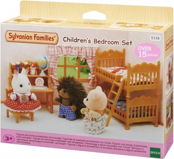 Vidiecka detská izba s poschodovou posteľou SYLVANIAN FAMILIES