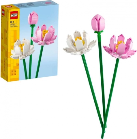 LEGO lotosové kvety dekoratívna stavebnica