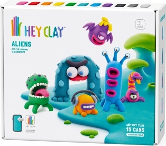 HEY CLAY modelovacia hmota Mimozemšťania