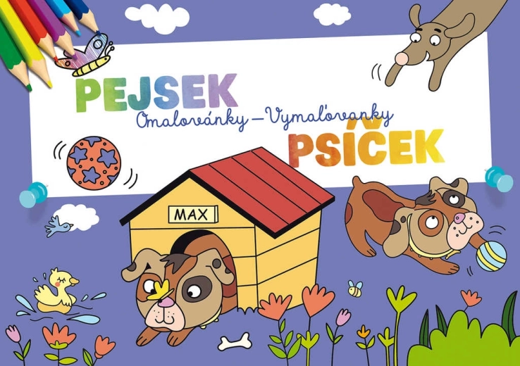 Jiri Models detské omaľovánky A5 psík - 1 kus