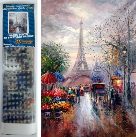 Norimpex diamantové maľovanie Prechádzka Parížom 30 × 40 cm