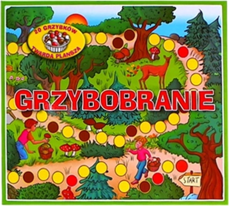 stolová hra Grzybobranie – zber húb pre deti