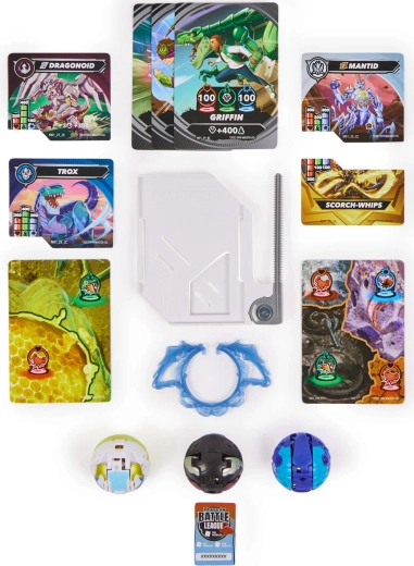 Kompletná štartovacia sada na Bakugan bitky