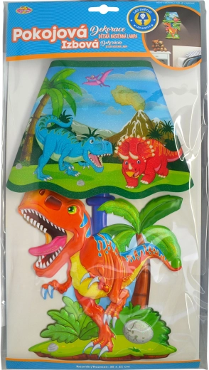 Detská nástenná 3D lampa T‑Rex