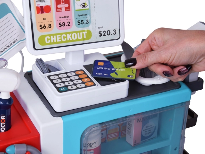 Interaktívna pokladňa s terminálom