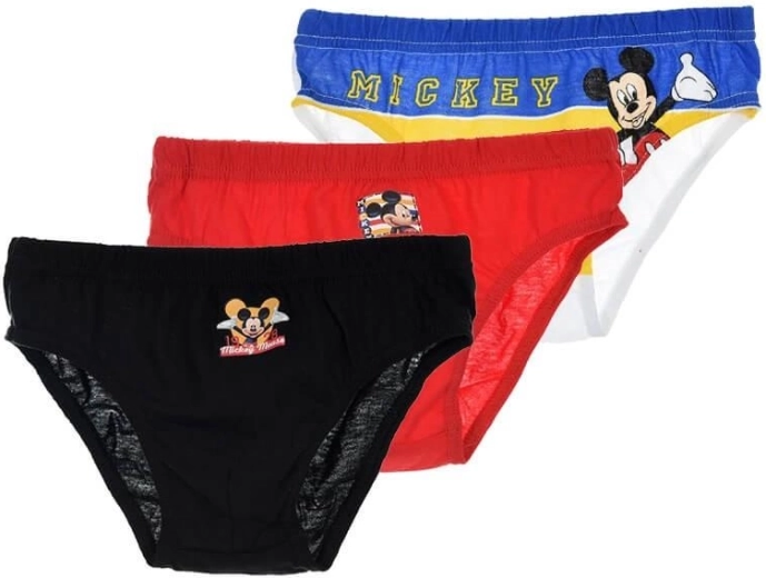 Sada chlapčenských slipov Disney Mickey (3 ks)