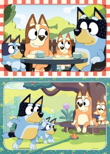 Skladací Puzzle Bluey na Pikniku 2x12
