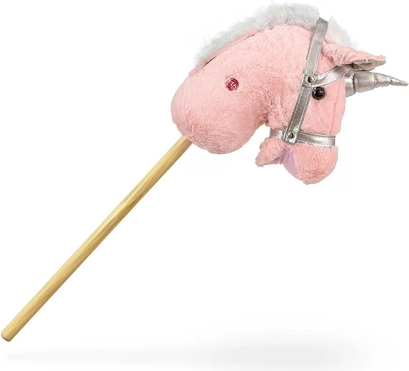 Mäkká plyš a pevná drevená tyč