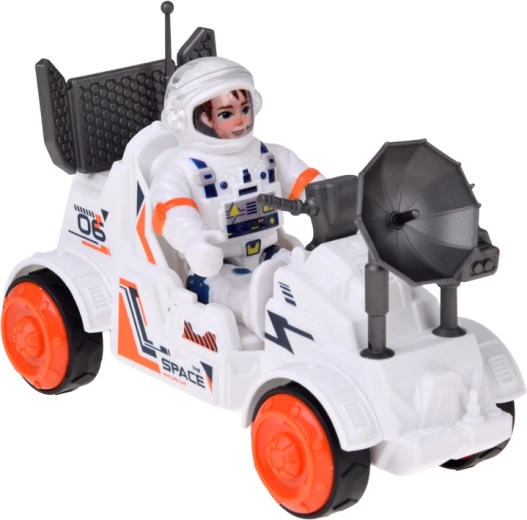 Vozidlá, satelit a astronauti