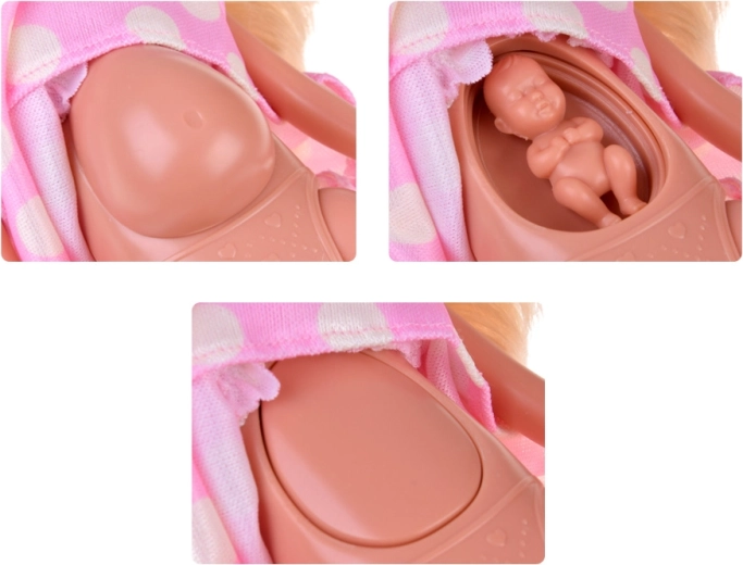 Mamička s otváracím bruškom