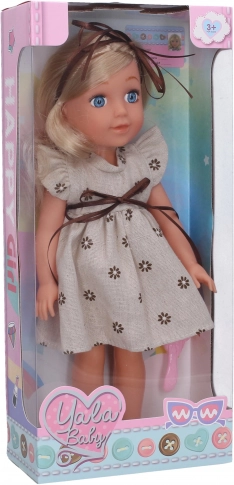 Bábika s mašľou 35 cm