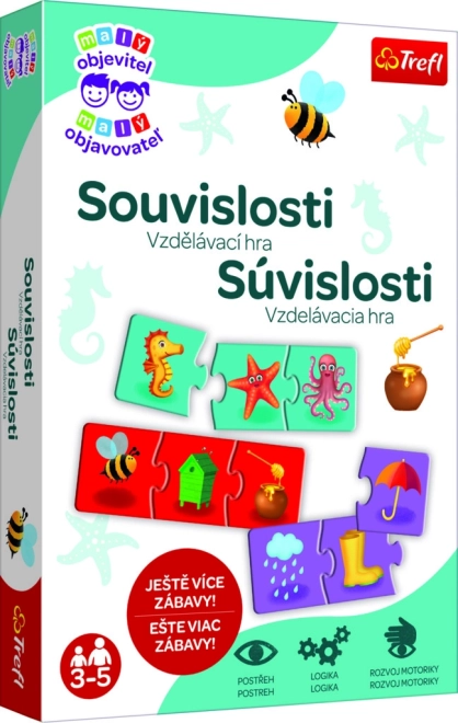 Trefl Vzdelávacia Hra Malý Objaviteľ: Súvislosti