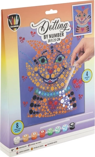 Grafix Maľovanie podľa čísel: Mačka