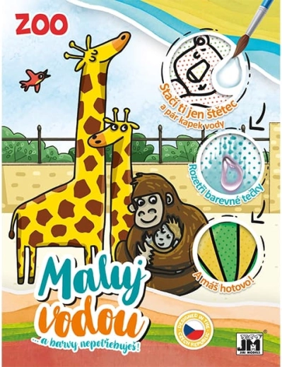 Maľuj vodou A4 ZOO