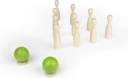 Mini bowling z javorového dreva MILANIWOOD