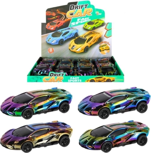 Drift pretekárske auto s chameleónovým efektom (naťahovací pohon)