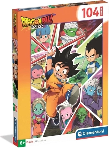 Clementoni Puzzle 104 maxi super farby Dragon Ball Daima